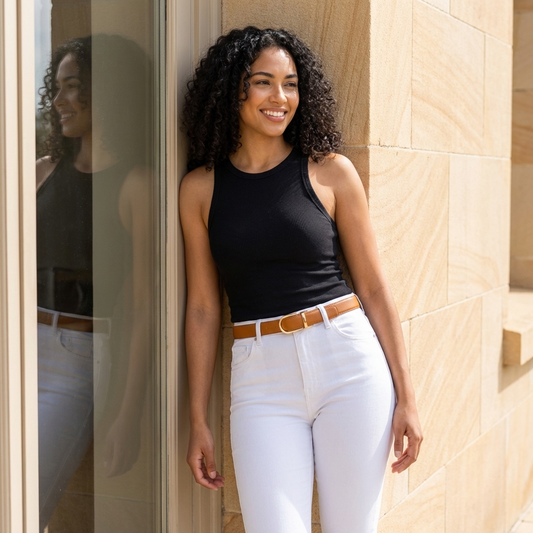 Ceinture Classique - Cognac