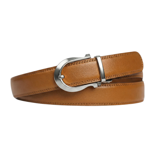 Boucle ardillon automatique classique - Cognac