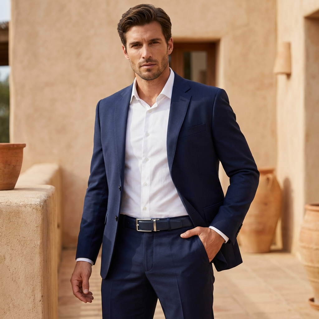 Ceinture Classique - Bleu