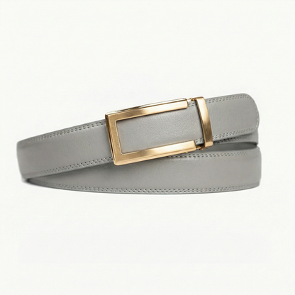 ceinture modèle 2 pour homme, grise et argentée