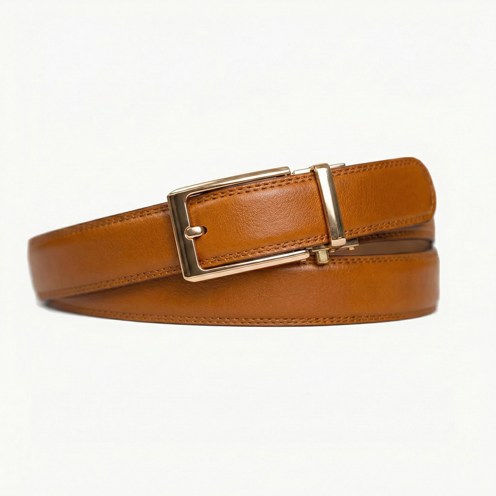 ceinture modèle 1 pour homme cognac argent