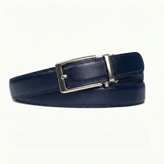 ceinture modèle 1 pour homme bleu or