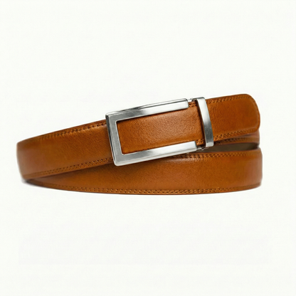 ceinture modèle 2 pour homme cognac argent