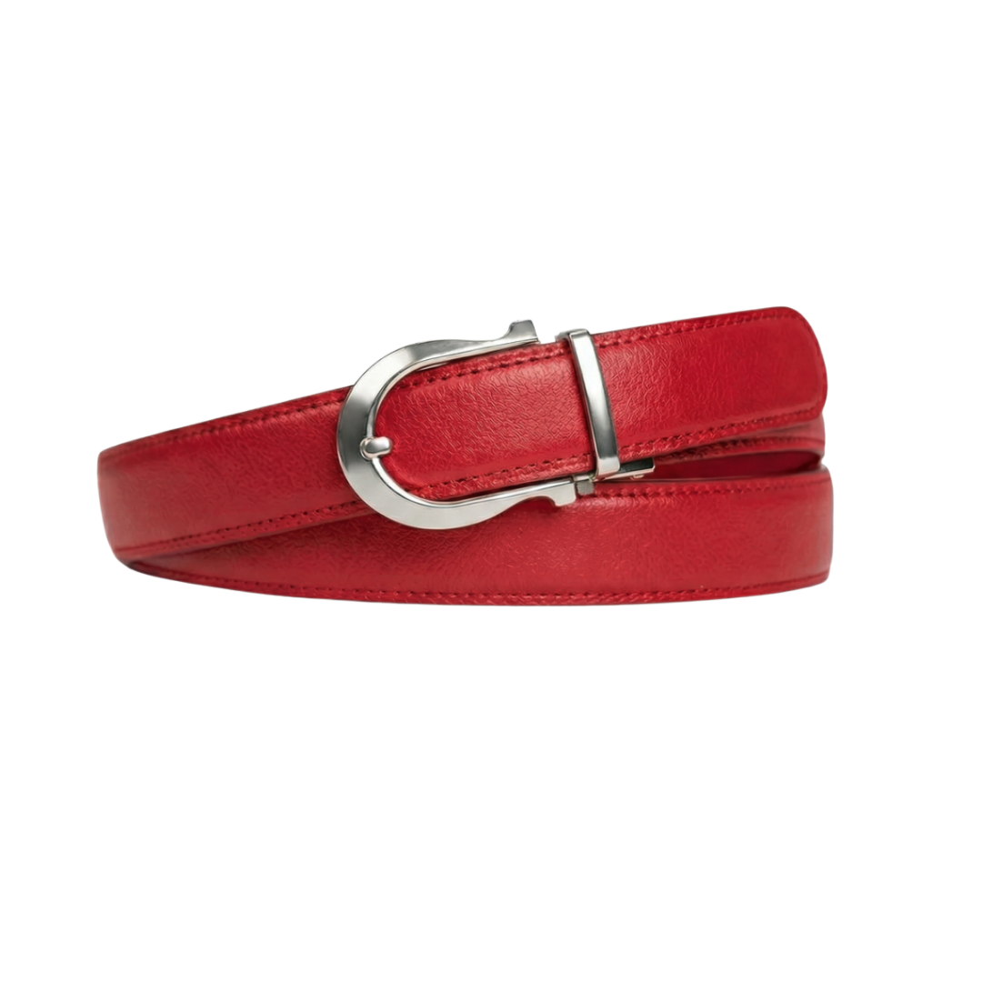 Boucle ardillon automatique classique  -gold red