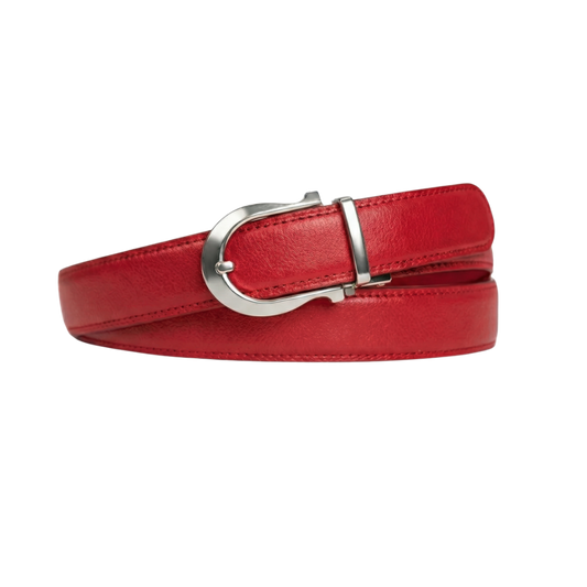 Boucle ardillon automatique classique  -gold red