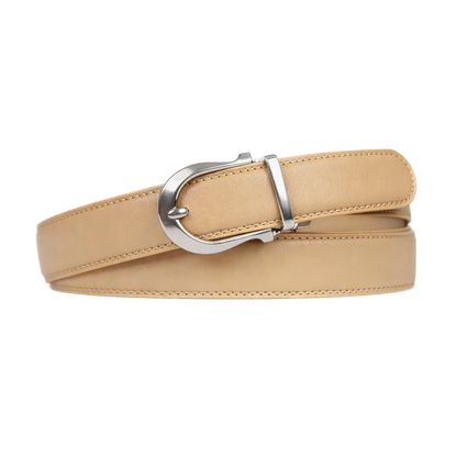 Boucle ardillon automatique classique - Beige