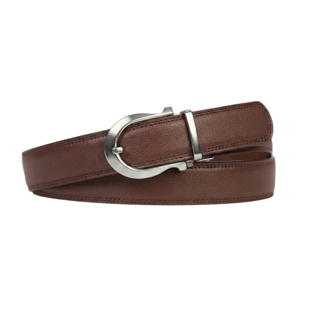 Boucle ardillon automatique classique- Bruin