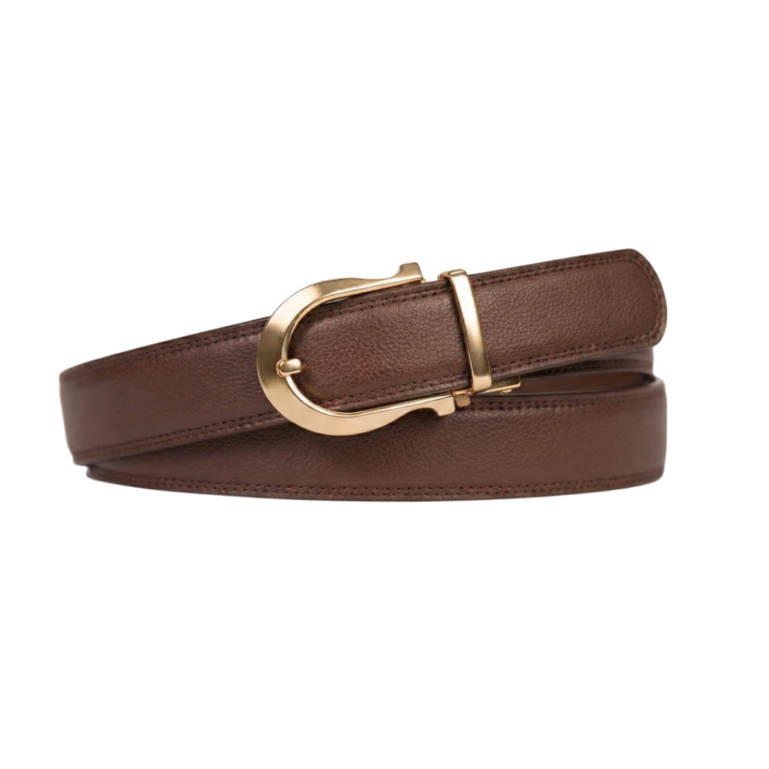 Boucle ardillon automatique classique- Bruin